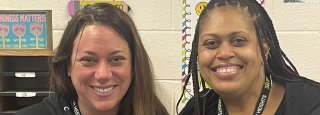 Boulevard teachers showing off their CHTU pride